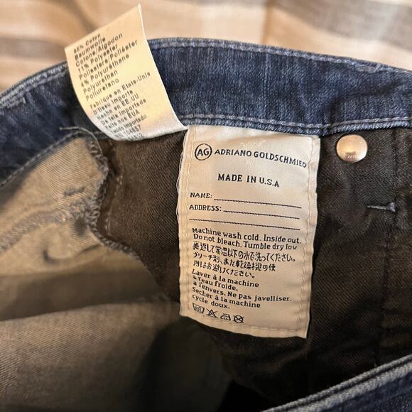 AG Adriano Goldschmied The Prima Mid Rise Cigarette Jeans Size 27 - Picture 7 of 7